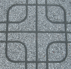 Gạch lát Terrazzo 400×400 (mm) – DP-40-42- xám