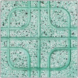Gạch lát Terrazzo 400×400 (mm) – DP-40-42-xanh